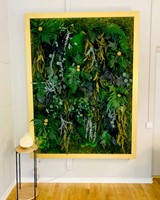 Panele ścienne, obrazy z mchu i roślin stabilizowanych Mazurski Las